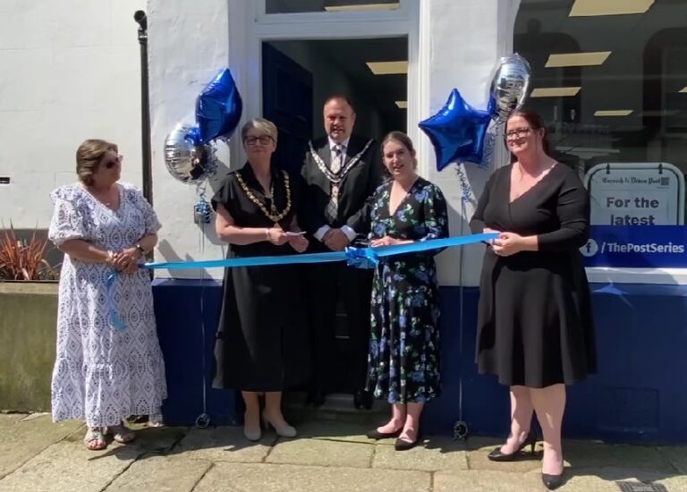 Opening day success for new Cornish and Devon Post office in Launceston