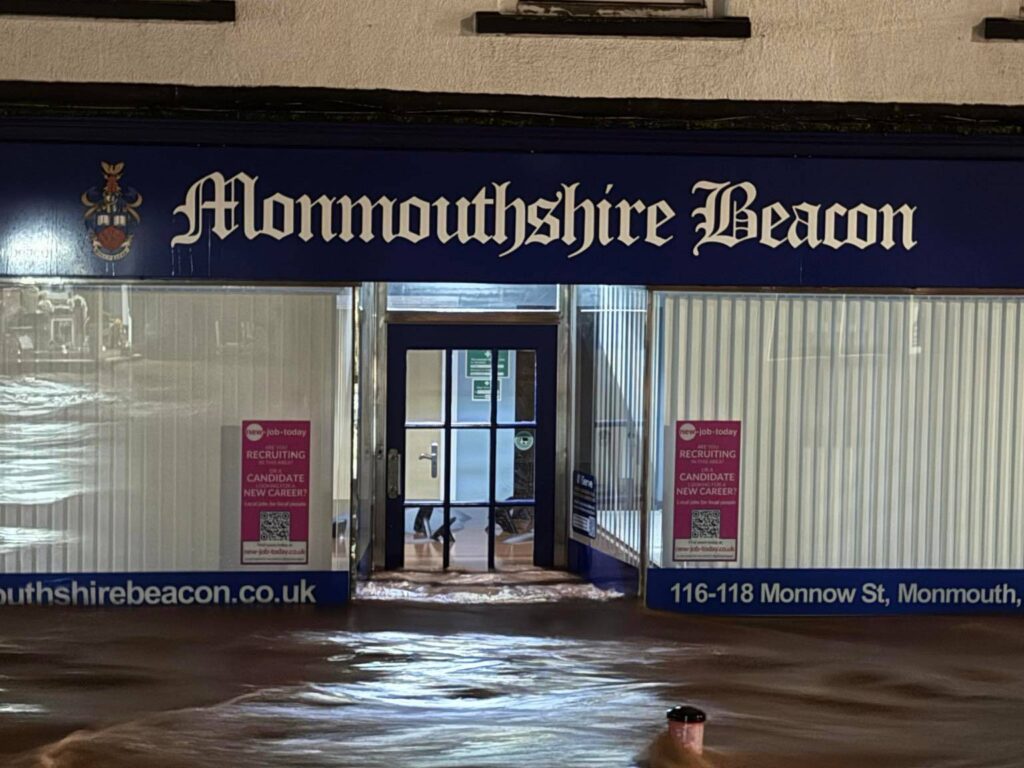 monmouthshire beacon flood