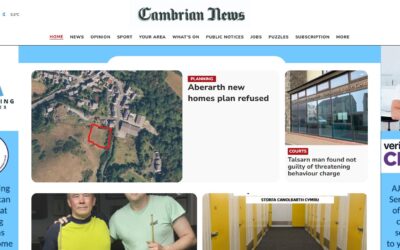 Cambrian News named award finalist for third year running